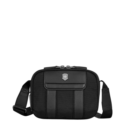 Afbeelding van Victorinox Architecture Urban2 Compact Crossbody Bag Ballistic black Schoudertas