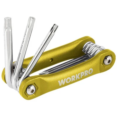 Afbeelding van WorkPro Torx Haakse schroevendraaierset T 8, 10, 15, 20, 25, 27, 30, 40