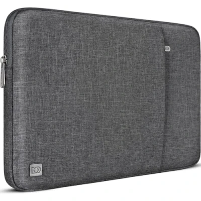 Afbeelding van DOMISO 13,3 inch Waterdichte Laptophoes Laptoptas Notebooktas Computer Aktetas Draagtas voor 13 Laptop/13&quot; MacBook Air/13.3&quot; Notebook 9 Pro/13.5&quot; Surface Laptop/Dell XPS 13/ASUS,Donkergrijs