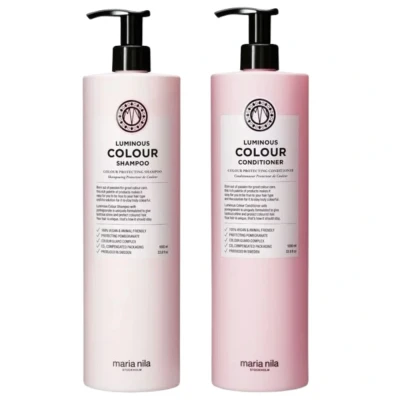 Afbeelding van Maria Nila Luminous Colour Care Set XL 1000ml+1000ml