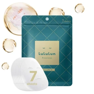 Afbeelding van Lululun Precious Sheet MASK Green 7PACK Masker, Maat: 113 ml,