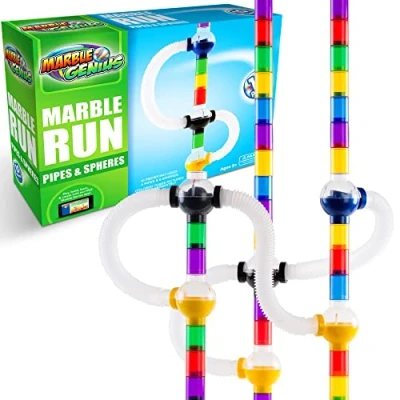 Afbeelding van Marble Genius Marmeren Run Pipes &amp; Spheres Accessoireset