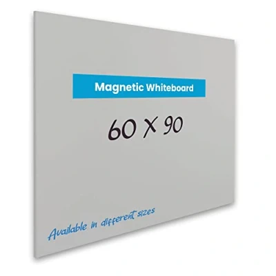 Afbeelding van IVOL Whiteboard zonder rand 60x90 cm Grijs Magnetisch Frameless