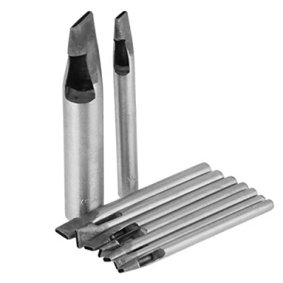 Afbeelding van Holle Gat Lederen Punch Perforator Ovale Fijne Ponskit Ponsen DIY Tool Craft