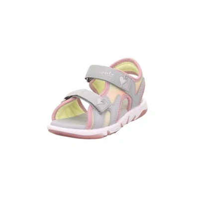 Afbeelding van Superfit Pebbles Outdoorsandalen voor kinderen, Maat: 30, Light gray/pink Imitatieleer/ textiel