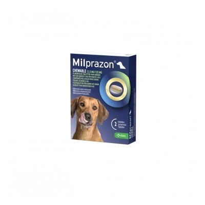 Afbeelding van Krka Milprazon Kauwtabletten Ontwormingstabletten Hond &gt;5 KG 12,5 MG/125 MG 2 TBL (409919)