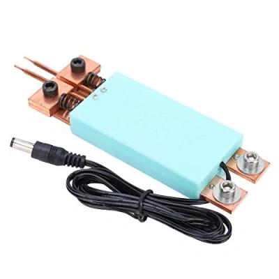 Afbeelding van DC4 12V Spot Welder Kit Cyaan DIY Verstelbare Welding Pen Automatische Trigger voor 18650 Batterij