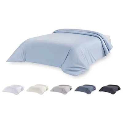 Afbeelding van Todocama Dekbedovertrek van microvezel, extra zacht, lichtblauw, bed 160/180 240 x 220 cm
