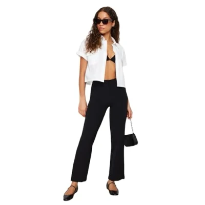 Afbeelding van Trendyol TWOSS21PL0155 Volwassenen Vrouwen Single Zwart 36
