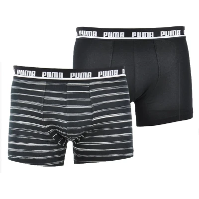 Afbeelding van Puma SpaceDye Stripe Heren boxers 2 pack