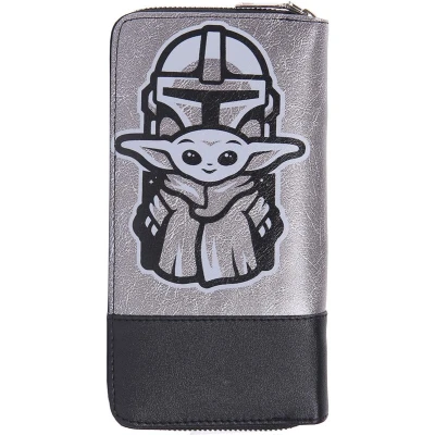 Afbeelding van Star Wars: The Mandalorian Wherever I go, he goes Kunstlederen Portemonnee