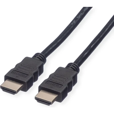 Afbeelding van ROLINE HDMI High Speed kabel met Ethernet m M, zwart, 3