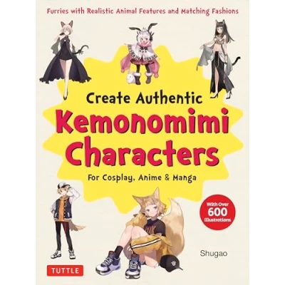 Afbeelding van Create Kemonomimi Characters for Cosplay, Anime &amp; Manga: Furries with Realistic Animal Features and Matching Fashions (With Over 600 Illustrations)