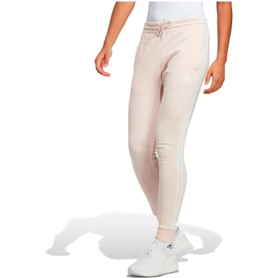 Afbeelding van adidas Sportswear Essentials 3STRIPES French Terry Cuffed Trainingsbroek, Dames, Maat: Small, Quartz/white