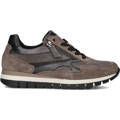 Afbeelding van Gabor Dames Sneakers 437 Taupe Maat 40,5