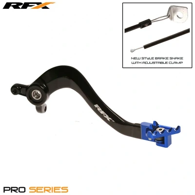 Afbeelding van RFX Pro Series Achterrem Pedaal KTM SX85 2018 2023 2019 Husqvarna TC85 Zwart / Blauw