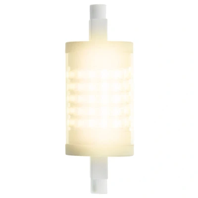 Afbeelding van R7s led 78mm dimbaar, warm wit (2700K), 10W vervangt 100W, lengte*ø28mm diameter