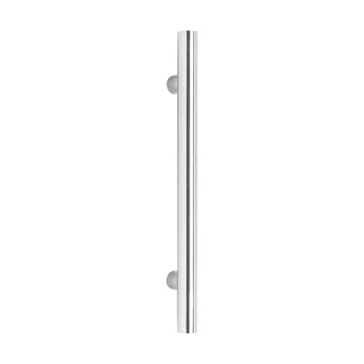 Afbeelding van Deurgreep T vorm 700x80x30 geborsteld RVS