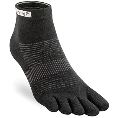 Afbeelding van Injinji Run Light Mini Crew Coolmax Teensok 281130 black L=44,5 47