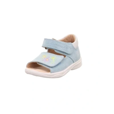 Afbeelding van Superfit Jongens meisjes Polly sandaal, lichtblauw/zilver 8400, 18 EU, Lichtblauw zilver EU