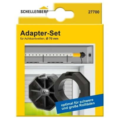 Afbeelding van Schellenberg 27700 adapterset voor 70 mm golven, achthoekige as met een diameter van