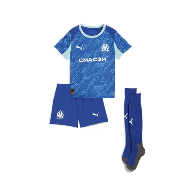 Afbeelding van PUMA Olympique de Marseille 25/26 Third Minikit Kids, Blauw, Maat 2 3Y