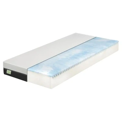 Afbeelding van DREAMSTAR Sky Flex koudschuimmatras met gelkussen, 18 cm hoog, ergonomisch matras 7 zones, Öko Tex gecertificeerd, hardheidsgraad 3 (H3), rolmatras, 90 x 190