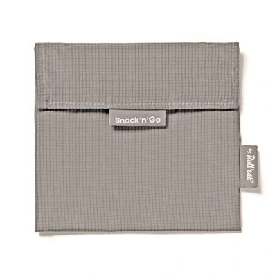 Afbeelding van Roll&#039;eat Broodzak Snack and Go Active Herbruikbaar Grijs 18x18cm