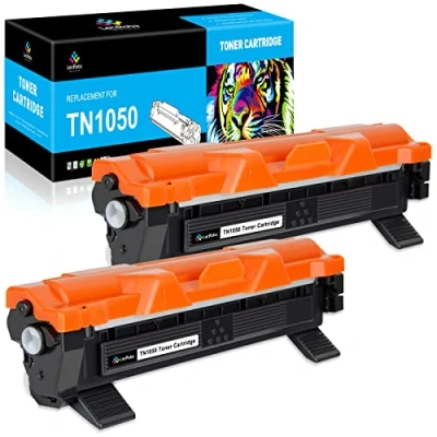 Afbeelding van LeciRoba TN 1050 voor Brother TN1050 Toner DCP 1510 1610W 1612W 1512 HL 1210W 1212W 1110 1112 MFC 1810 1910W (2 zwart)
