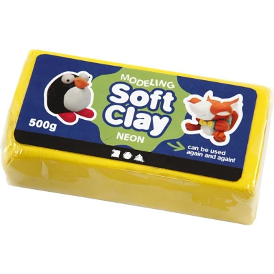 Afbeelding van Creativ Company Zachte Klei Geel, 500gr.