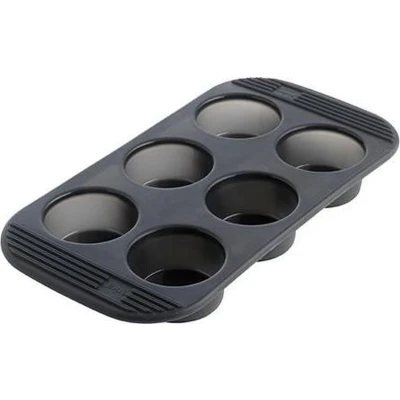 Afbeelding van 6 cups siliconen cupcake bakvorm Mastrad