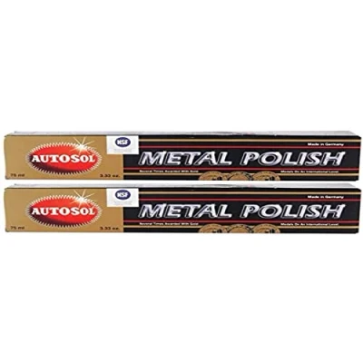 Afbeelding van Autosol Metaalpolish chroomglans chroom polish 75 ml, 2 stuks