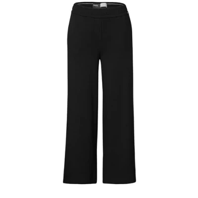 Afbeelding van Cecil WIDE LEG Broek, Dames, Maat: Sx26, Schwarz