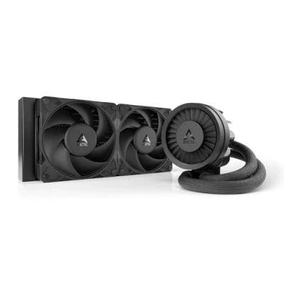Afbeelding van ARCTIC Liquid Freezer III Pro 240 AIO CPU Koeler, 2 x 120 mm Waterkoeling, 38 Radiator, PWM Pomp, VRM Ventilator, AMD AM5/AM4, Intel LGA1851/1700 Contactframe Zwart