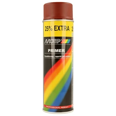 Afbeelding van Motip primer 500 ml, rood, spuitbus