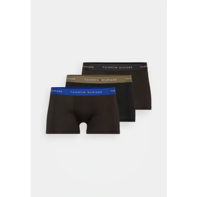Afbeelding van Tommy Hilfiger Signature 3 PACK Onderbroeken, Heren, Maat: Medium, Wedge blue/black/utility olive