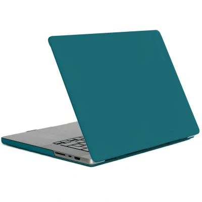Afbeelding van Hard Cover / Hardcase MacBook Pro 14 Inch (2021) (2023) M3 Chip Kunststof Petrol Green Groen iMoshion
