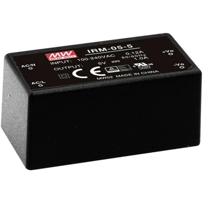 Afbeelding van Mean Well IRM 05 3.3 AC/DC printnetvoeding V/DC 1.25 A 4.1 W