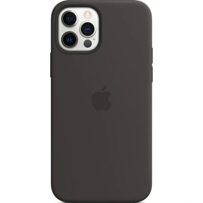 Afbeelding van Apple origineel Silicone MagSafe Case iPhone 12 Pro Max Black MHLG3ZM/A