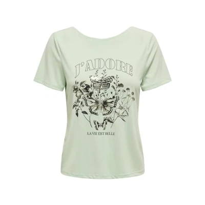 Afbeelding van Only Shirt met korte mouwen ONLFREE LIFE S/S CROSS BACK TOP BOX JRS