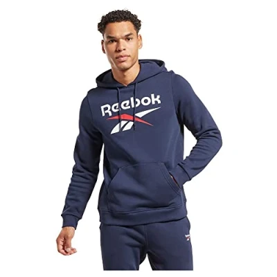 Afbeelding van Reebok LOGO HOOD Hoodie, Heren, Maat: Large, Vector navy