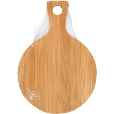 Afbeelding van Snijplank Creotime rond diameter 17cm, lengte 24cm bamboe