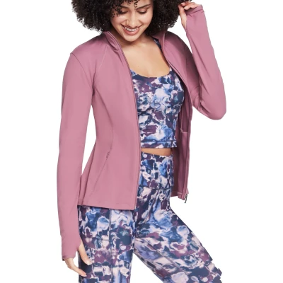 Afbeelding van Skechers Dames Gowalk MESH Jacket Sweatshirt, Mauve, Large, L