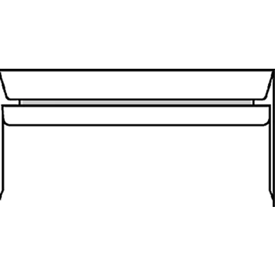 Afbeelding van Envelop bank IEZZY C5/6 114x229mm gegomd wit