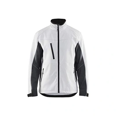 Afbeelding van Blåkläder 4950 Softshell Jack Wit/Donkergrijs M