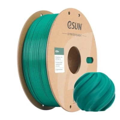 Afbeelding van eSUN ASA+ 1,75mm GREEN 1kg (1.75 mm, 1000 g, Groen), 3D print filamenten, Groen
