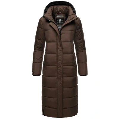 Afbeelding van Navahoo Isalie Wintermantel, Dames, Maat: XS, Dark choco