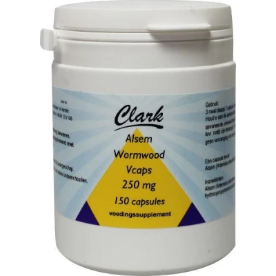 Afbeelding van Clark Alsem/wormwood, 150 Veg. capsules
