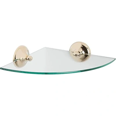 Afbeelding van Croydex Flexi Fix Grosvenor Antiek Goud Eenvoudig te monteren hoekplank, QM705903
