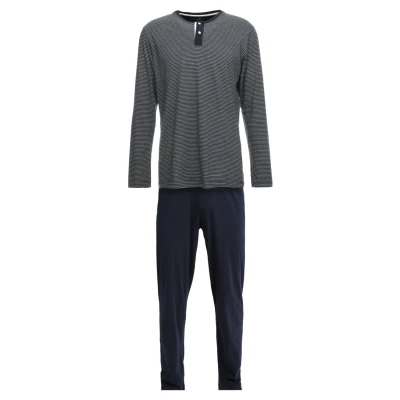 Afbeelding van TOM Tailor Pyjama Pyjama, Heren, Maat: Small, Blue dark